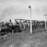 Miniature live-steam, at Lakeside Park. Photographed: Denver, Colo., August 30, 1931.