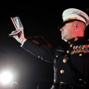 Families of fallen Marines were presented with posthumous medals.