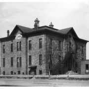 Exterior of the old 24th Street School, later replaced by Cowell Elementary School, in Denver, Colorado.