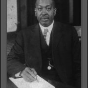 Oliver T. Jackson 1862-1946
Pioneer
Inspired by Booker T. Washington's Up From Slavery, Jackson established the community of Dearfield in Weld County, Colorado.  It was his hope this would be a place in which black people could become capable farmers -- independent and self-supporting. Inducted 1973.