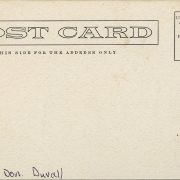 Example of early post card with no space for a message