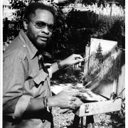 Bob Ragland painting en plein air