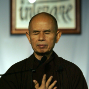 Thich Nhat Hanh, a Vietnamese Buddhist monk, poet, scholar, peace activist and one of the best-known Buddhist teachers living today, appears Tuesday at the Estes Park YMCA