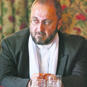 Imam Ibrahim Kazerooni attends a luncheon at the Denver Country Club on Sunday. Kazerooni, a former prisoner in Iraq under Saddam Hussein, said Saddam's execution will not help the crisis in Iraq long term.