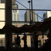 (DENVER , Colo., December 6, 2004) A chinese dragon kicked off the ribbon cutting ceremony for the Convention Center Expansion Center, The new Denver Convention Center Expansion opened for business today as Denver Mayor John Hickenlooper cut the ribbon.