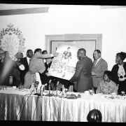 Boxer Joe Lewis (third from right)