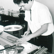 Toshihiro "Toshi" Kuzaki, Owner of Sushi Den June 23, 1985 - Rocky Mountain News