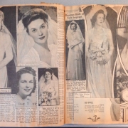 Wartime bride scrapbook pages. Gertrude Reasor Papers (WH883)