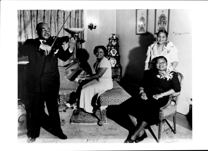 Hattie with George Morrison and His Family 