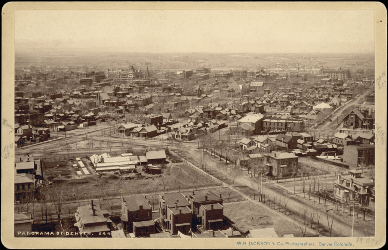 Panorama of Denver, circa 1881-1888, https://digital.denverlibrary.org/nodes/view/1125885 