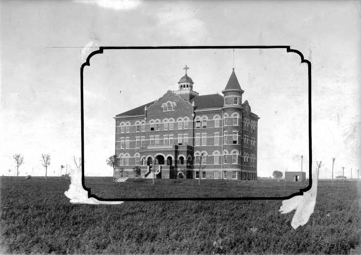 St. Thomas Seminary, X-23232, 1300 South Steele Street in the Cory-Merrill neighborhood of Denver, Colorado. https://digital.denverlibrary.org/nodes/view/1041352