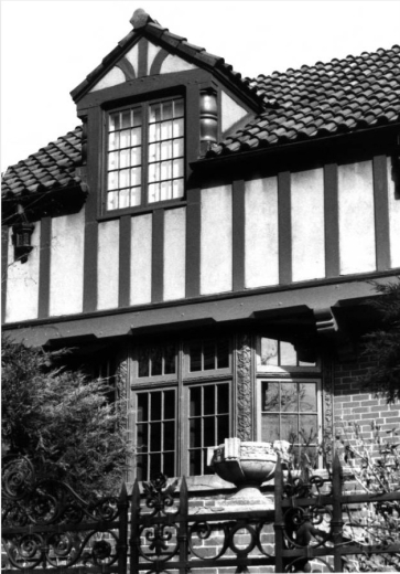 This English Tudor style house at 720 Emerson Street