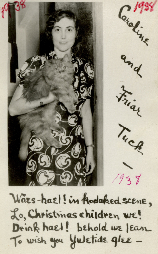 Caroline Bancroft's 1938 Christmas Card