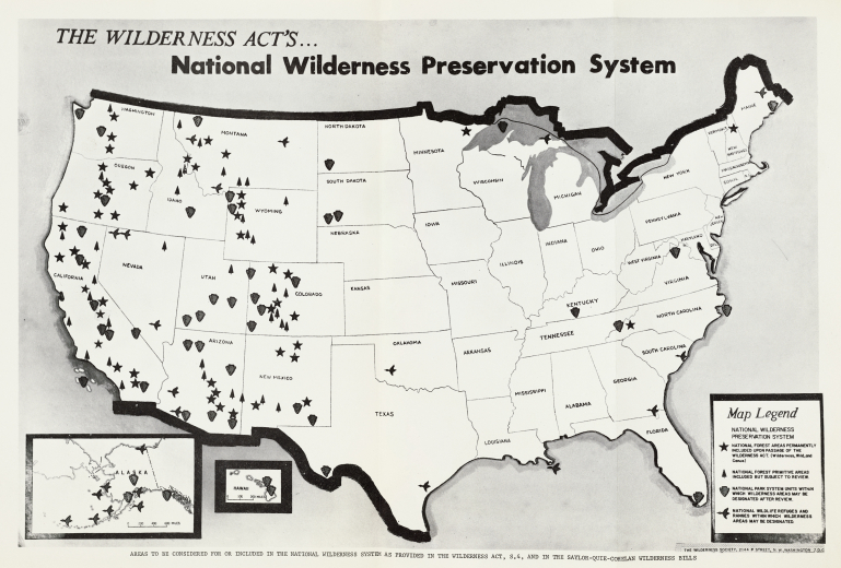 The Wilderness Society, “The Wilderness Act's...National Wilderness Preservation System:  Areas to be Considered for or included in the National Wilderness System as Provided in the Wilderness Act, S.4, and in the Saylor-Quie-Cohelin Wilderness Bills” (