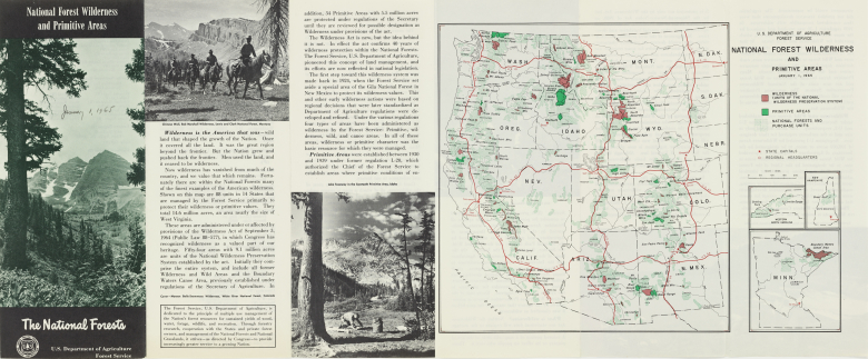 USDA Forest Service, “National Forest Wilderness and Primitive Areas” (January 1, 1965).