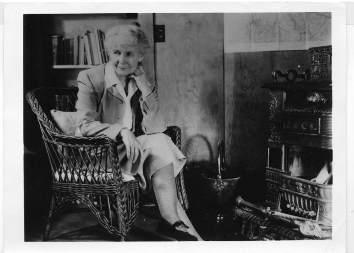 Belle Turnbull reflecting