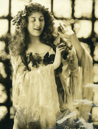 Maude performing in a play