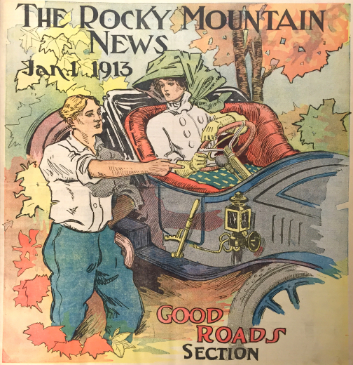 Rocky Mountain News Special Section cover January 1, 1913