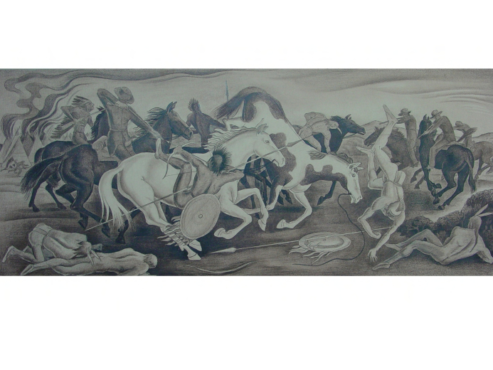 Battle of the Washita - Black Kettle Massacre (Vance Kirkland)