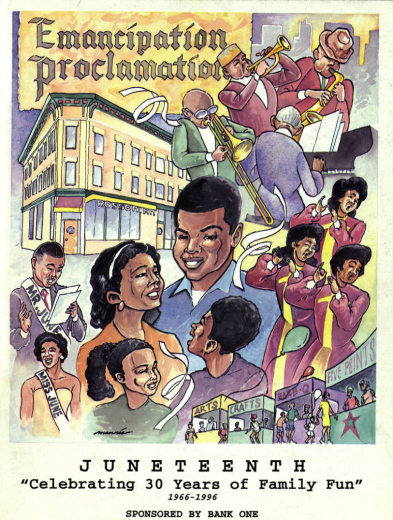 Juneteenth "Celebrating 30 years of Family Fun" 1966-1996 program