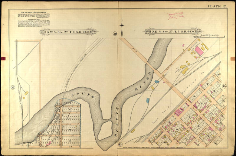 Robinson Atlas of the City of Denver (Plate 12)