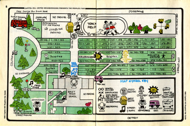 1983 Capitol Hill People's Fair Guide