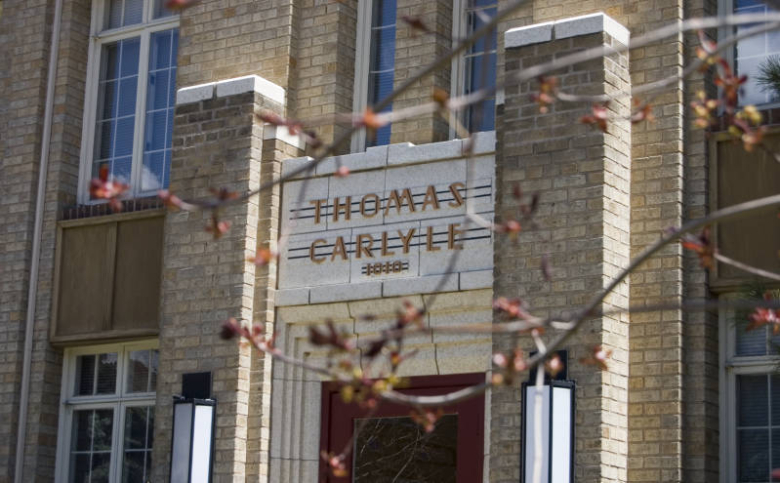 Architectural detailing on the Thomas Carlyle Building