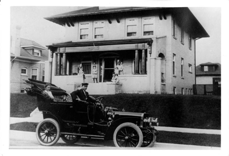 Exterior view of the Doud Home, 750 Lafayette Street