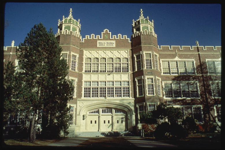 Wm. H. Smiley Junior High School (Middle School) Main Entrance