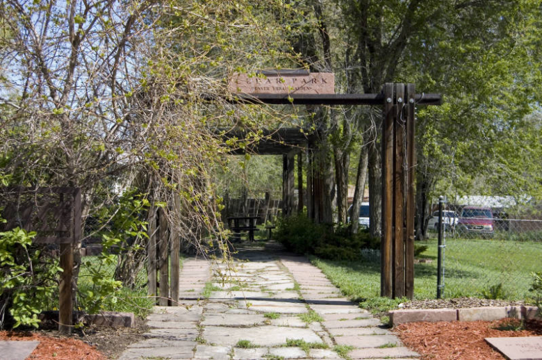 Cedar Park, Denver Urban Gardens Sign