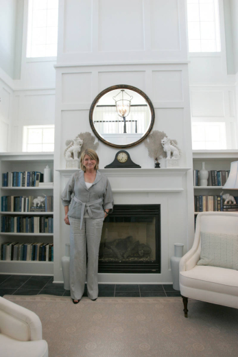 Martha Stewart stands in her KB model home named Katonah 2008. 
