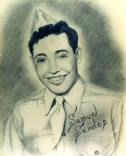 Sketched Portrait of Sam Sandos