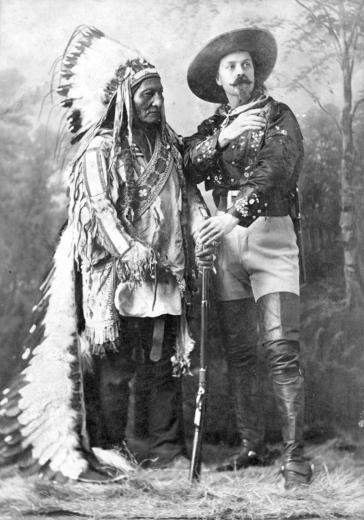 Image of Sitting Bull and Buffalo Bill