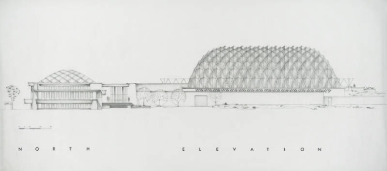 North Elevation Denver Botanic Gardens Tropical Conservatory
