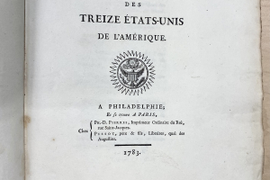 Constitutions des treize Etats-Unis de l'Amerique 
