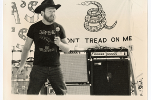 Dave Foreman speaking at Earth First! protest