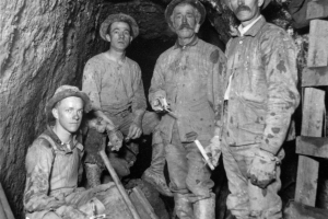 Miners in Summit County, Colorado 