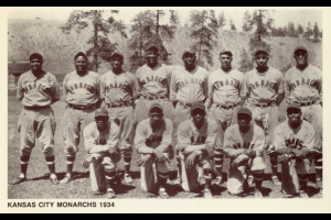Team photo of Kansas City Monarchs 1934