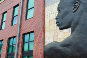 An outside view of the Blair-Caldwell African American Research Library