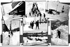 Denverites dig out from the Blizzard of 1913
