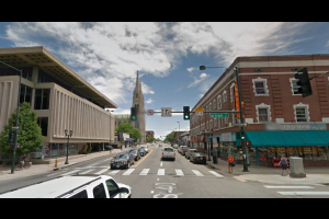 April Crumley and Family at the Future Site of Cedar Park
