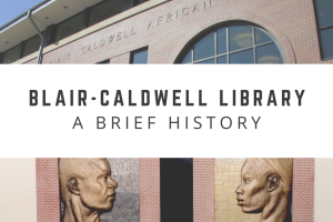 Blair-Caldwell Library: Building and Bronze Mosaic Relief