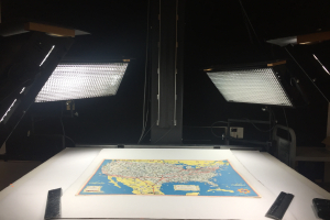 Digitization of a map