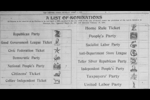 Denver Parties 1899