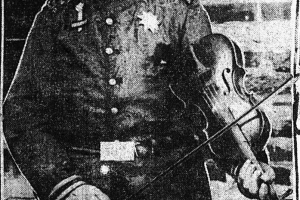 Peter in his gala attire during his annual Harvest Festival