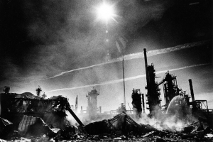 Continental Oil refinery fire