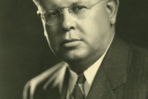 Portrait photograph of Ralph Carr