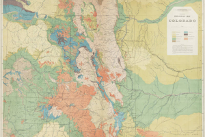 Geological summary map of Colorado