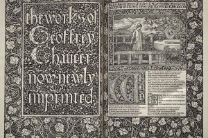 Scan of Chaucer book