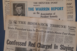 Newspaper scan of JFK article